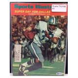 Signed Duane Thomas Certified Sports Illustrated