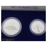 Silver commerative dollar in box