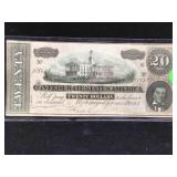 $20 Confederate Note 1864