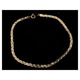 14K Gold Bracelet 1.1g 7 "