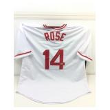 Signed Pete Rose Fiterman Sports Certified Reds