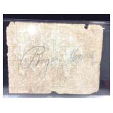 Signed Rogers Hornsby Certified Signature Cut