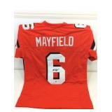 Signed Baker Mayfield Breckett Certified Browns
