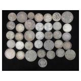 257g silver foreign coins
