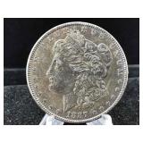 1887 Silver Morgan dollar