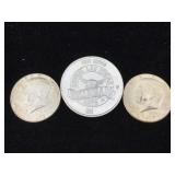 Silver first ed 1990 Binon Helldorado plus halfs