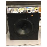 Rockford Fosgate 12in sub woofer in box. 18x18x9.
