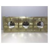 Mirrored wall decor. 31x11