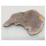 Decorative geode slice. 10x6x1.5