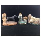 Vintage decanters.