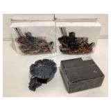 2 NIB decorative items.