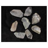 Bag of 7 1-3in crystal fragments.