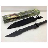 NIB Ranger V 19in fixed blade knife with saw