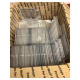 Empty sports card cases