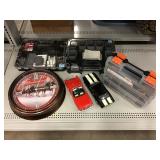 Tool organizer bins, model cars and more.