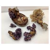 New Damaged large gemstone tree. For parts,