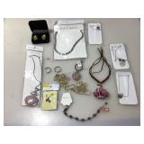Assorted New costume jewelry.