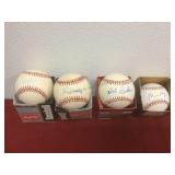 Autographed baseball lot