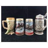 Collectible steins.
