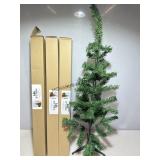 3 NIB 3ft holiday tree with stand.
