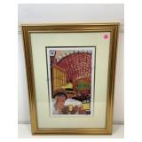 Las Vegas Fremont street print. Framed to 18x24.