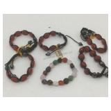 5 New red sparkling druzy bracelets and more.