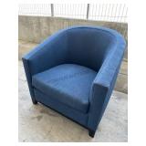 MGM Hotel Dark blue Barrel chair