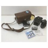 Maniya Super model 16 camera with accessories.