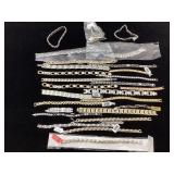Assorted New Damaged bracelets. For parts,