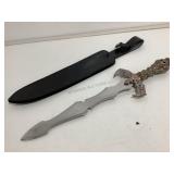 NIB fantasy dagger knife with sheath.