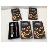 4 NIB Flaming Rebel Edge Knife.