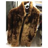 Plush coat.