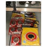 NIB birdbGone balloons and critter scare flash