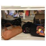 Assorted fashion bags.