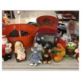 Assorted plush, decorative items and more.