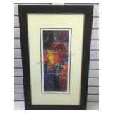 Midnight in Vegas print framed to 16x29