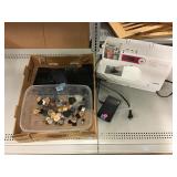 Brother sewing machine, buttons. Electronics.