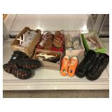 Assorted shoes and boots. Assorted shoes and boots.