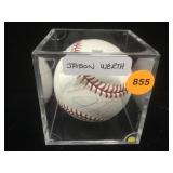 Jason werth autographed baseball with coa Jason werth autographed baseball with coa