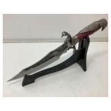 NIB ornate eagle theme knife. NIB ornate eagle theme knife.