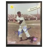 Monte irvin autographed 8x10 with COA Monte irvin autographed 8x10 with COA