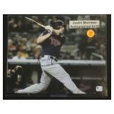 Justin morneau autographed 8x10 with COA Justin morneau autographed 8x10 with COA