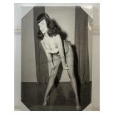 Sealed new. Betty Page pinup girl print on Sealed new. Betty Page pinup girl print on