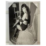 Sealed new. Betty Page pinup girl print on Sealed new. Betty Page pinup girl print on