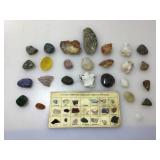 Collection of natural and polished gemstone Collection of natural and polished gemstone
