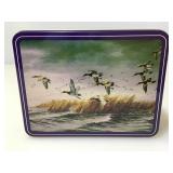 NIB pocket knife with matching tin. Duck NIB pocket knife with matching tin. Duck