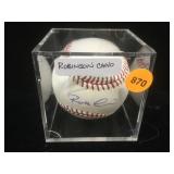 Robinson cano autographed baseball with coa Robinson cano autographed baseball with coa