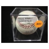 Tony abreu autographed baseball with COA Tony abreu autographed baseball with COA