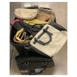 Bin of assorted fashion purses Bin of assorted fashion purses