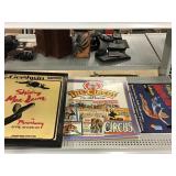 Vintage circus coloring book, 1990 calendar, Vintage circus coloring book, 1990 calendar,